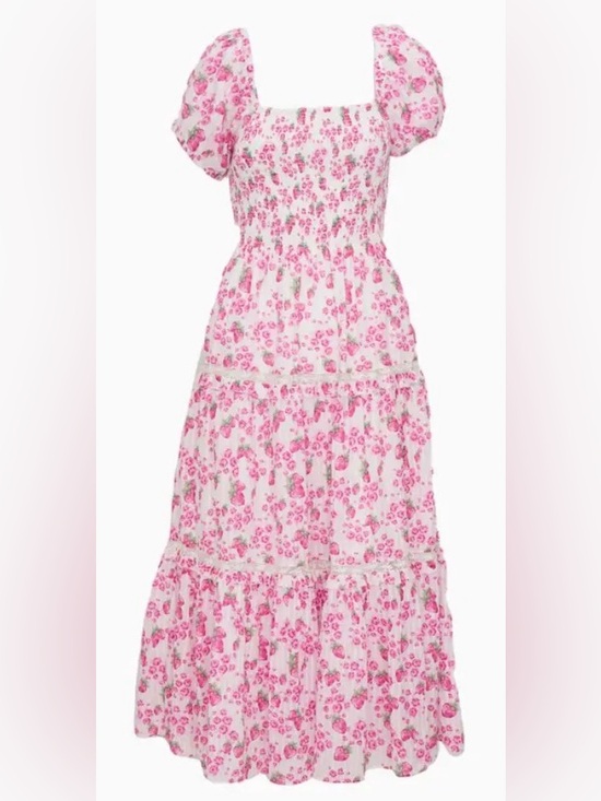 LoveShackFancy Dresses & Skirts - LoveShackFancy Heirloom Print Capsule Featuring Rose Heart Print With Berries XL
